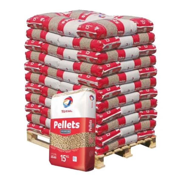 222.png TOTAL PREMIUM Holzpellets – Palette mit 66 Säcken à 15 kg (990 kg)